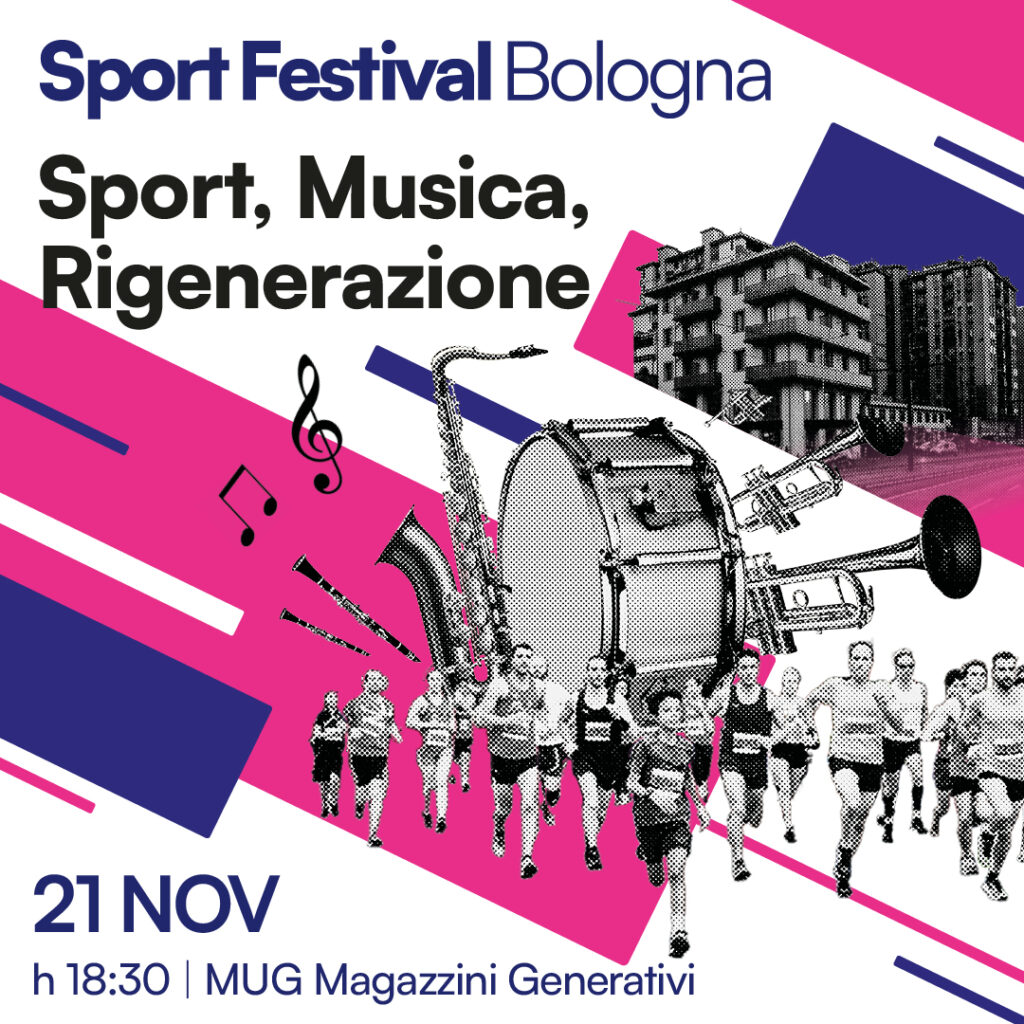 Locandina Sport, Musica, Rigenerazione per pagina Biglietti e Riduzioni Sport Festival